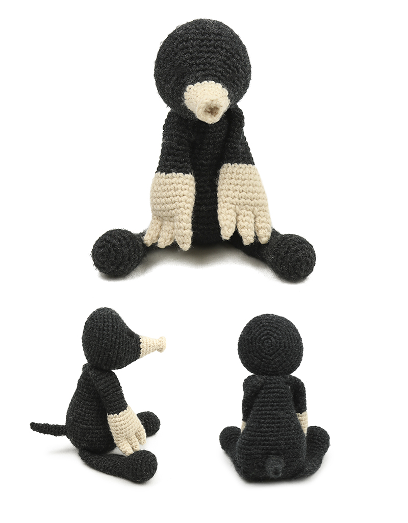 toft ed's animal derek the mole amigurumi crochet